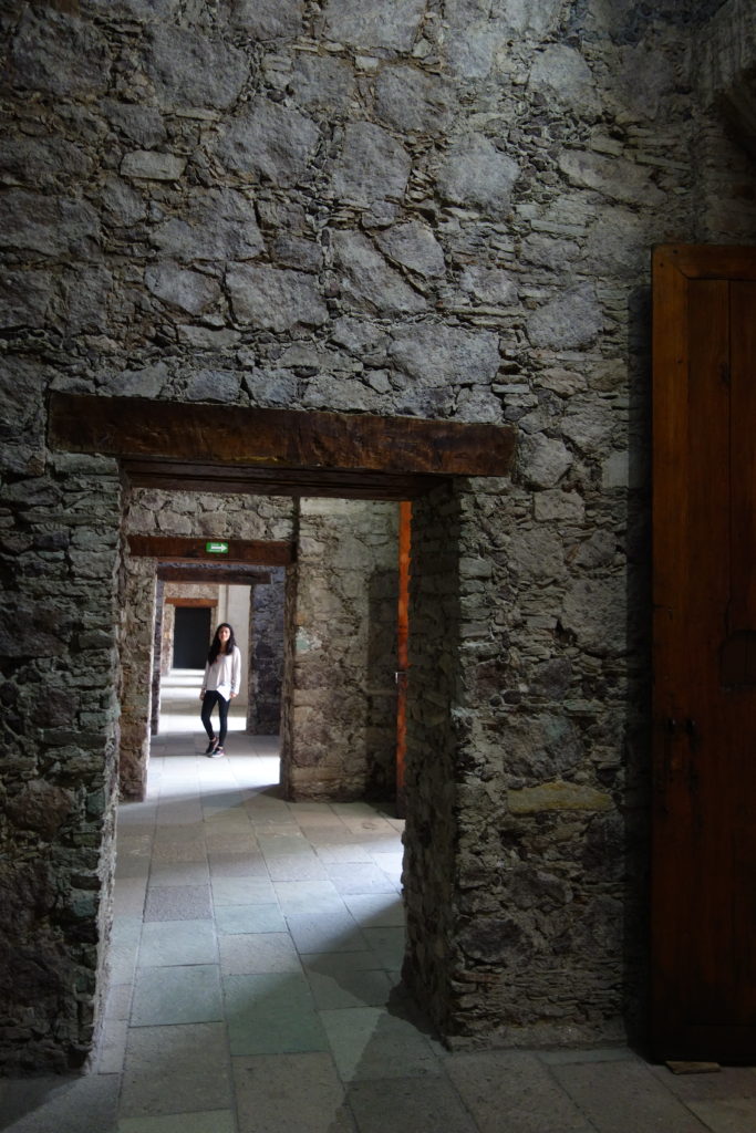 Tall, thick, stone walls frame the doorways that line up as they pass through 5 rooms of La Alhóndiga de Granaditas, the site of one of the first victories in the fight for independence.
